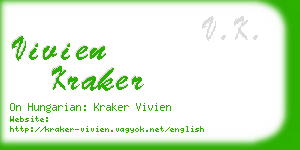 vivien kraker business card